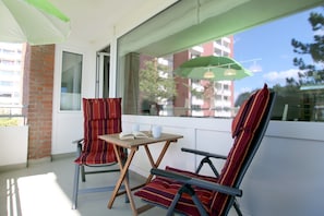 Outdoor dining - Ferienwohnung mit 2- Zimmern und Balkon (Wyk auf Föhr)