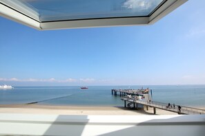 Beach nearby - Ferienwohnung mit 2- Zimmern auf ca. 45m² mit Direktem Meerblick (Wyk auf Föhr)