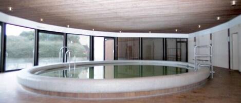 Indoor pool, a heated pool
