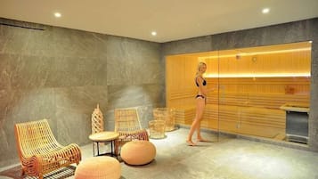 Couples treatment room(s), sauna, body treatments, hydrotherapy