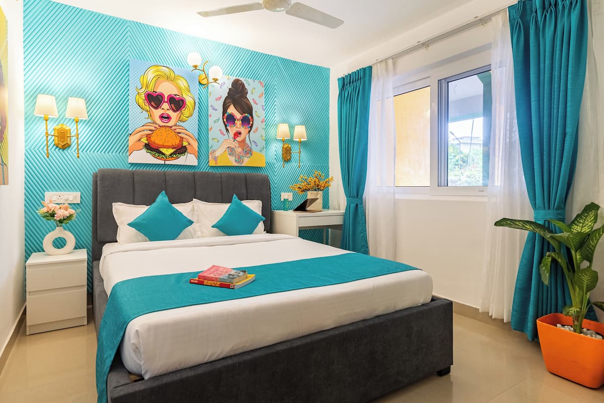 2 habitaciones y sábanas de algodón egipcio