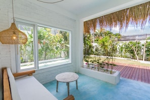 Standardzimmer, 1 King-Bett, Nichtraucher, Gartenblick | Terrasse/Patio