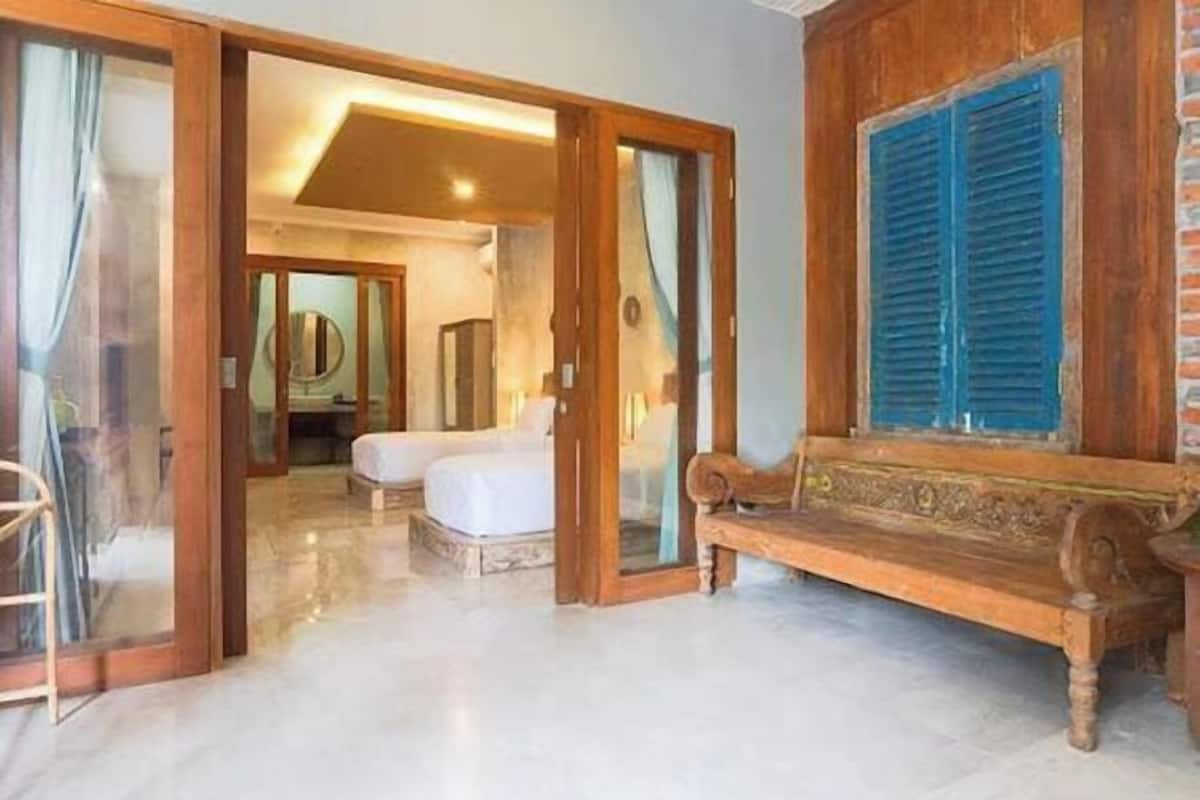 1 chambre, bureau, Wi-Fi gratuit, draps fournis