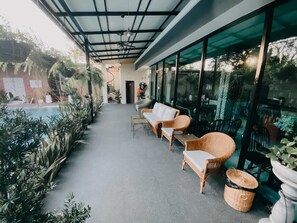 Fachada de la propiedad