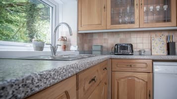 Family House | Private kitchen | Fridge, electric kettle