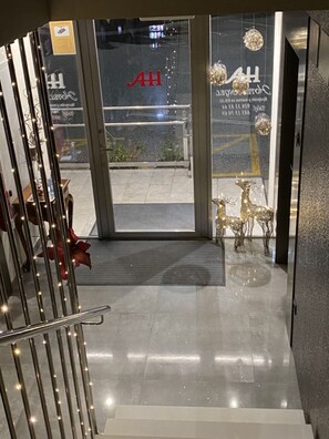 Interior entrance