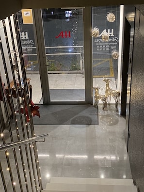 Interior entrance