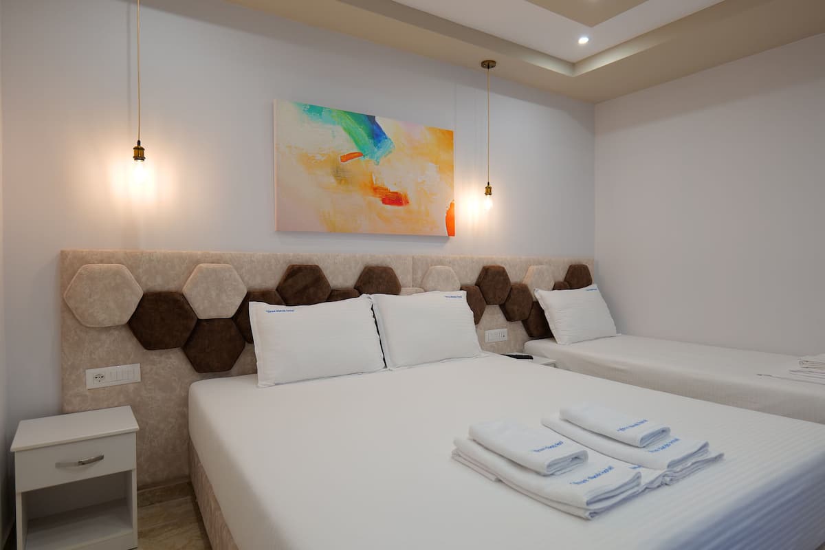 1 chambre, accès au Wi-Fi (inclus), literie fournie