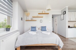 Bed sheets - Studio Apartment Gromadzka Cracow (Kraków)