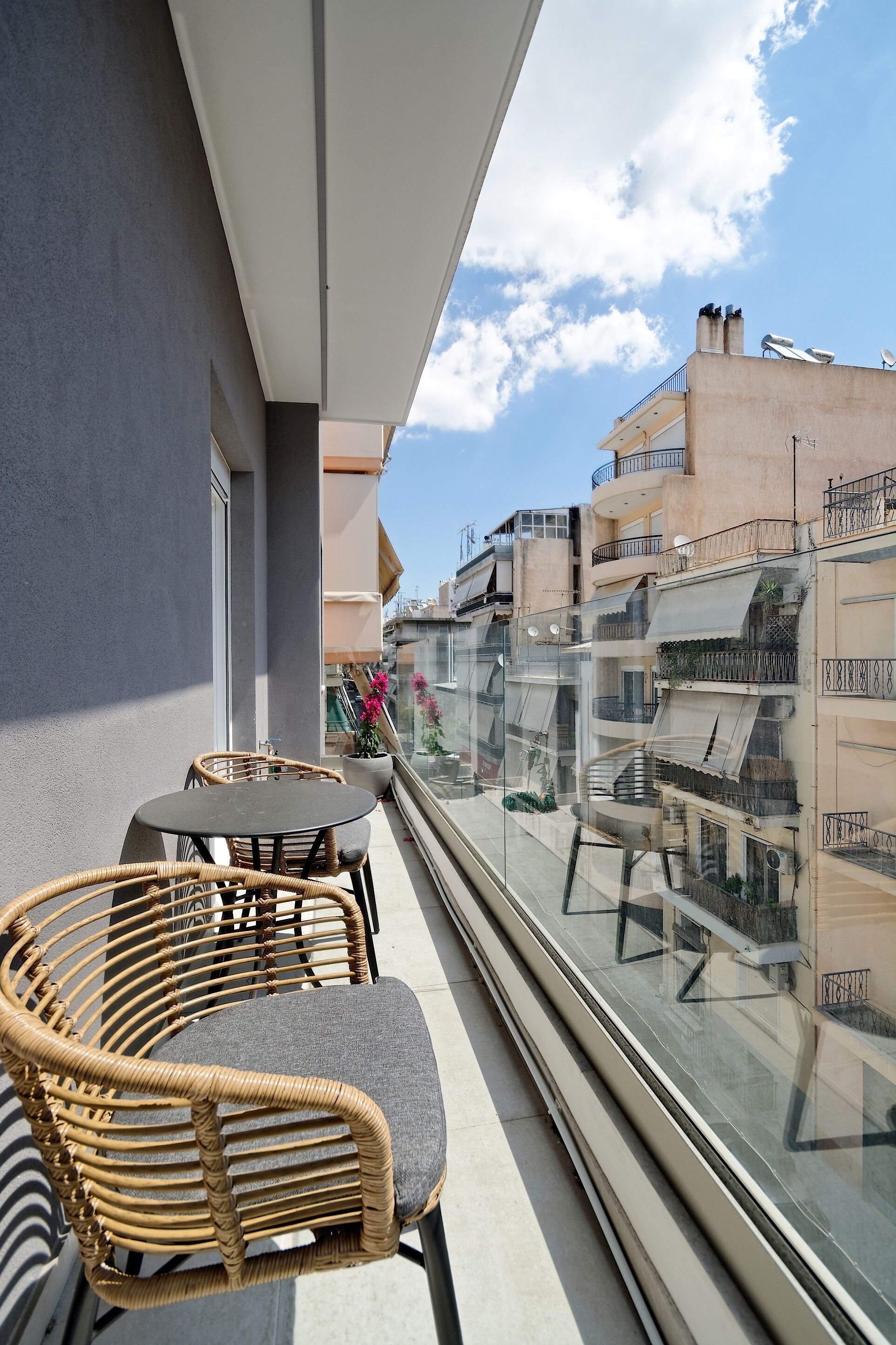 Apartemen Mewah, 4 kamar tidur, Bebas Asap Rokok, balkon | Balkon