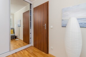 1 makuuhuone, vuodevaatteet