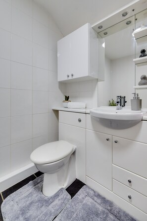 Hair dryer, towels