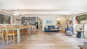 Téléviseur connecté, foyer, lecteur de DVD, sélection de films