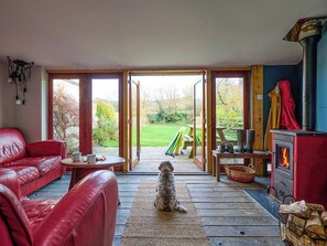 Fernseher, Kamin