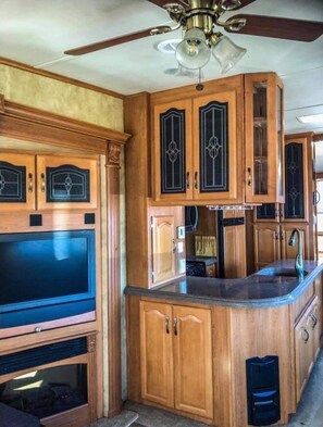 Microwave, oven, stovetop