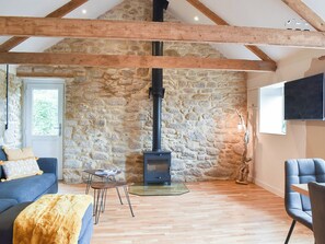 Living area - Tregrannick Barn offers a traditional taste of Cornish life. (Trannack, near Helston)