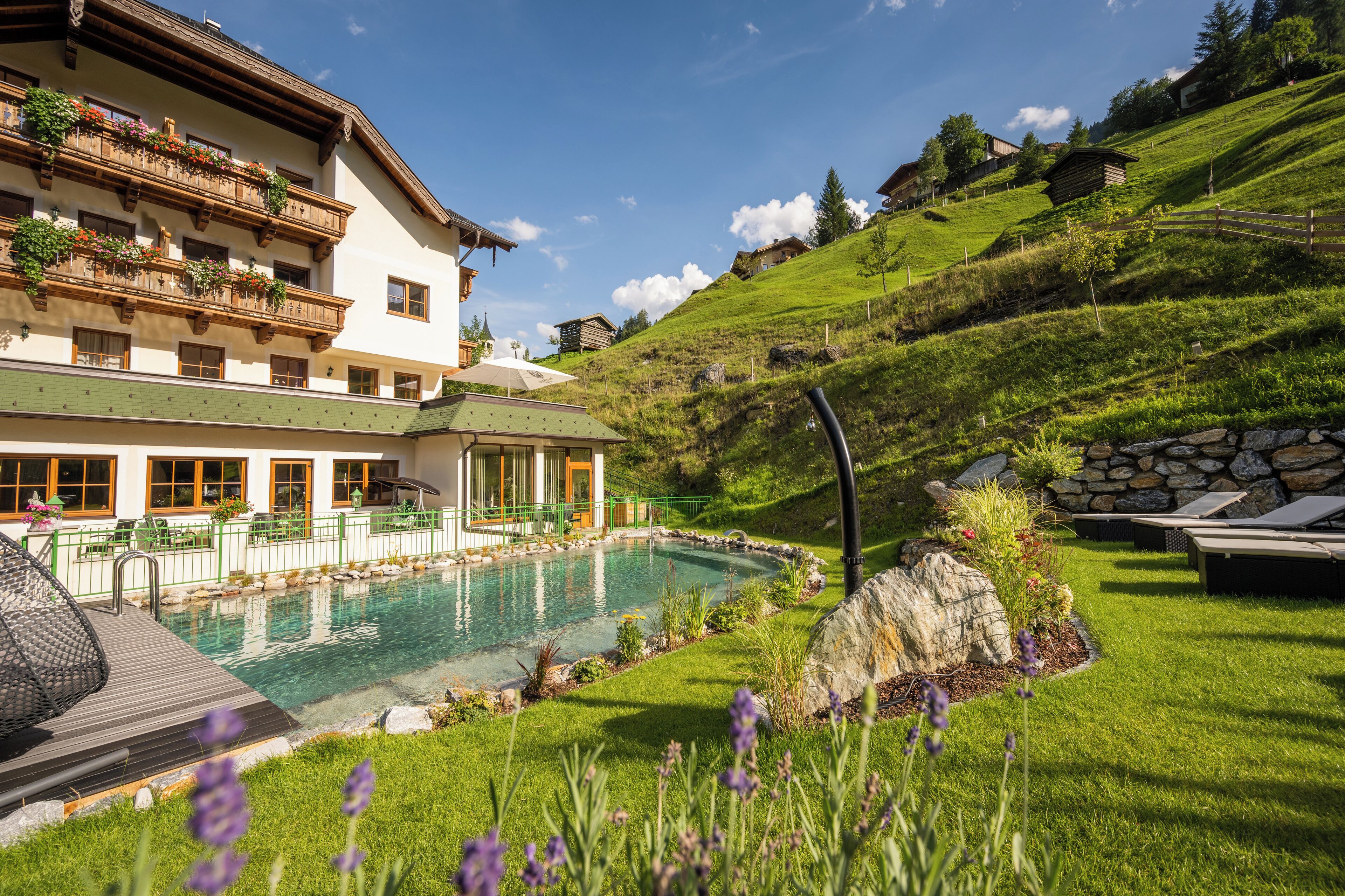 Voorkant van accommodatie