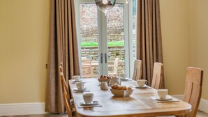 Dining - A truly luxury break in a stunning wing within the beautiful Manor House. (Armathwaite, near Carlisle)