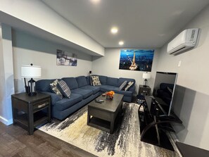 Smart TV, video games, DVD player, stereo