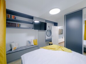 1 dormitorio, tabla de planchar con plancha, wifi gratis y ropa de cama