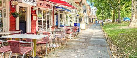 Opções para refeição ao ar livre