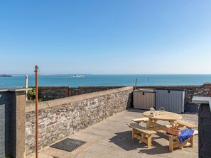 Outdoor dining - 2 bedroom accommodation in Dale, near Haverfordwest (Dale, near Haverfordwest)