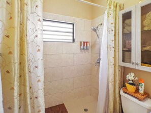 Shower, hair dryer, towels, soap - Stylish Private Guest Suite – Comfort & Convenience await. (The Valley)