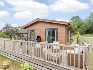 Terrace/patio - 2 bedroom accommodation in Llanynis, near Builth Wells (Llanynis, near Builth Wells)