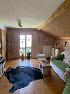 TV, DVD player, books