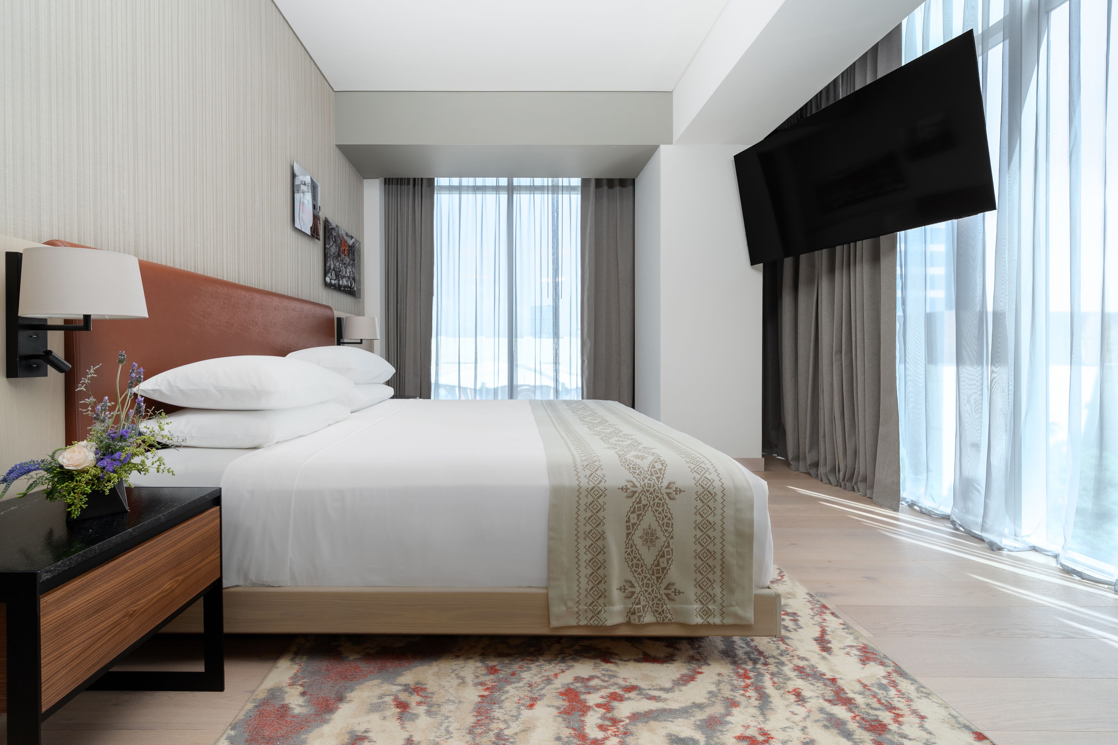 Edredón, camas con pillow-top y minibar 