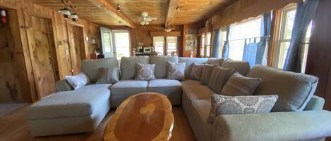 TV connectée, cheminée, lecteur de DVD, vidéothÚque