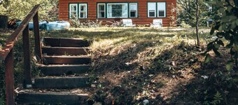 Adirondack Waterfront Cabin - Upper Hudson Tributary near Corinth & Lake Luzerne