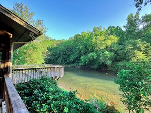 Property grounds - River’s Edge Retreat: Amazing Views, Screen Porch, Decks, Grill, Fish, One Floor (Hayesville)