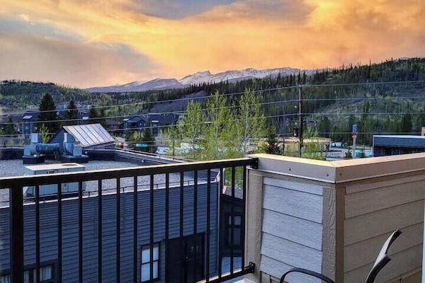 Sunset from the balcony.