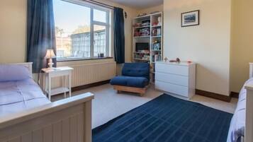 4 bedrooms, iron/ironing board, travel crib, WiFi