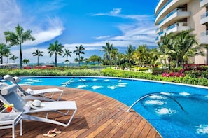 Outdoor pool, a heated pool - Vidanta Luxury Ocean Front Resort in Nuevo Vallarta (Nuevo Vallarta)