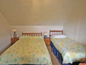 2 bedrooms, bed sheets