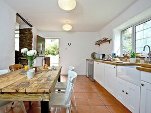 Dishwasher, highchair, cookware/dishes/utensils