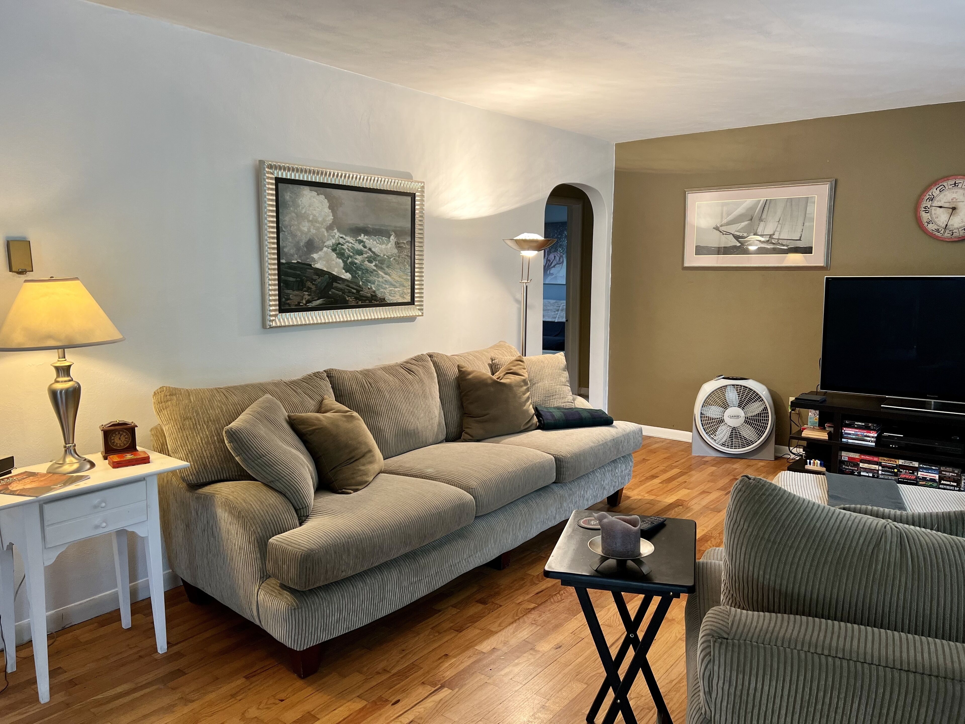 Smart-TV, DVD-Player, Bücher, Videothek