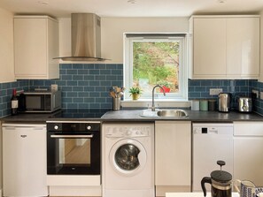 Dishwasher, highchair, cookware/dishes/utensils