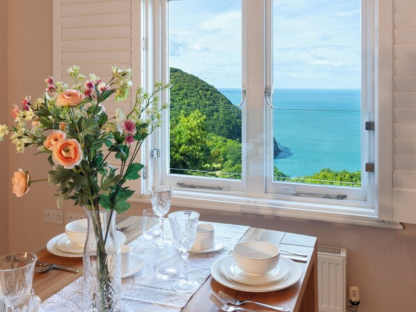Dining - 2 bedroom accommodation in Woody Bay, Exmoor (Woody Bay, Exmoor)