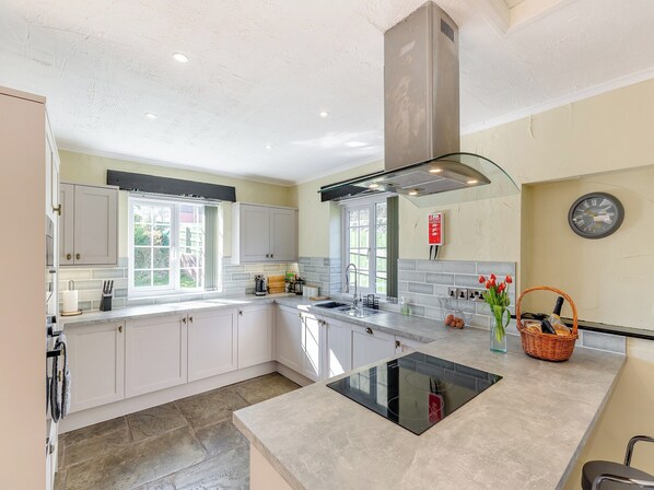 Dishwasher, high chair, cookware/dishes/utensils