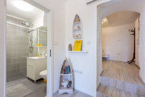 Dusch och toalettpapper