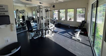 Family size apartment, gym and pool on the premises