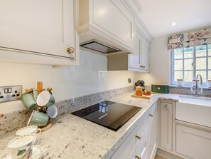 Dishwasher, highchair, cookware/dishes/utensils