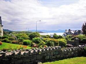 Property grounds - Criccieth holiday apartment is a bolthole for two in a converted church. (Criccieth, near Llyn Peninsula)