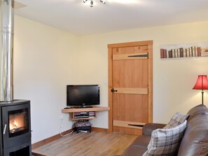 Fireplace, DVD player