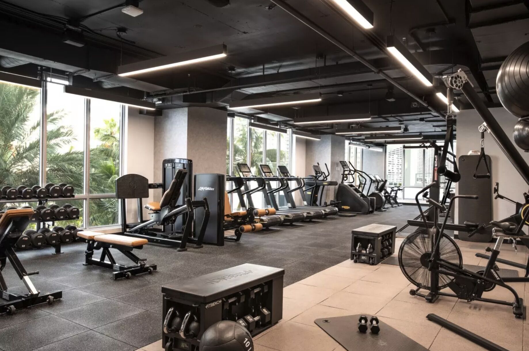 Fitnessbereich