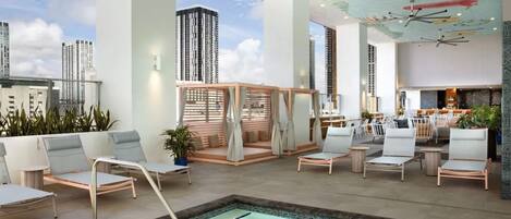 Una piscina climatizada