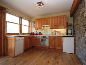 Fridge, microwave, dishwasher, highchair